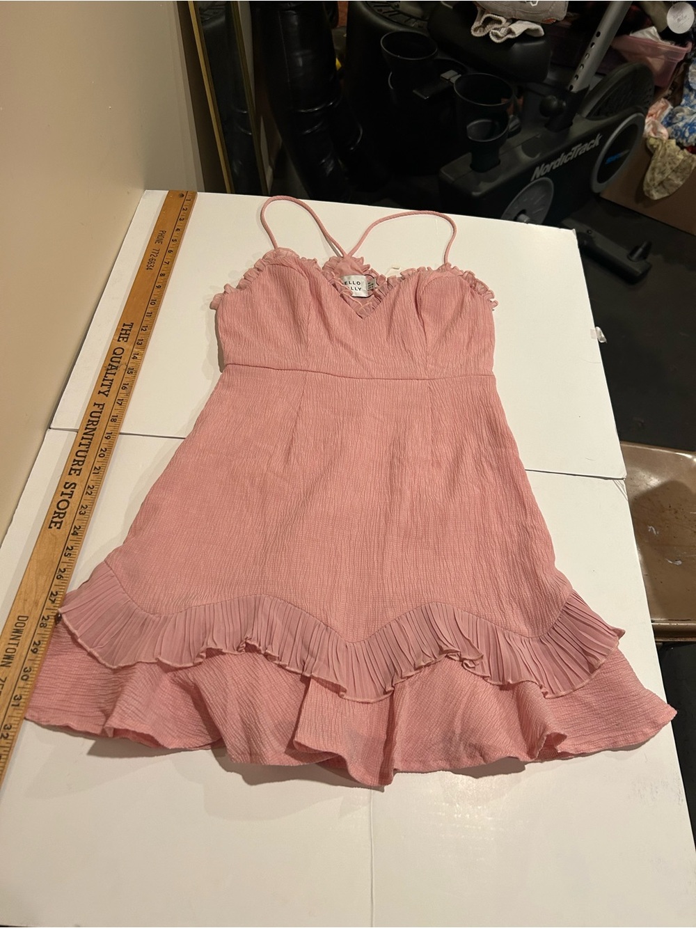 Hello Molly Pink Ruffle Sundress
